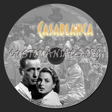 Casablanca dvd label