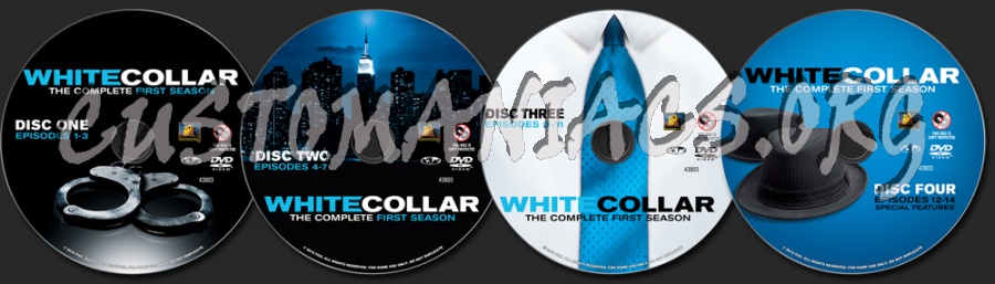 White Collar Season 1 dvd label