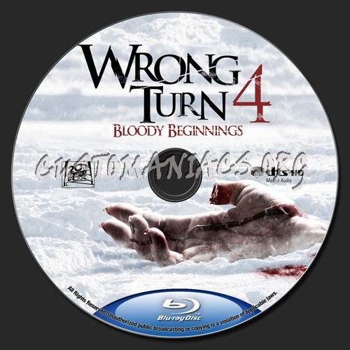 Wrong Turn 4 blu-ray label