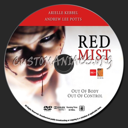 Red Mist dvd label