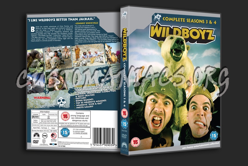 Wildboyz Season 3&4 dvd cover