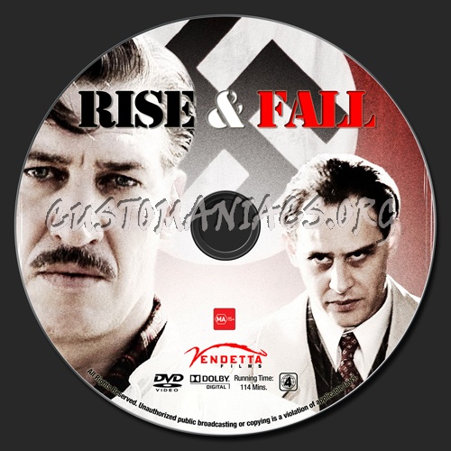 Rise & Fall dvd label