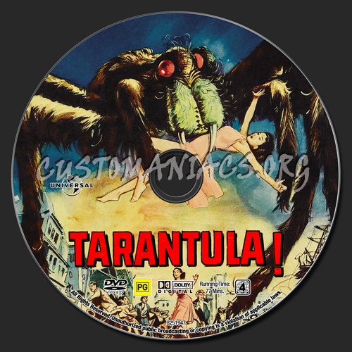 Tarantula! dvd label