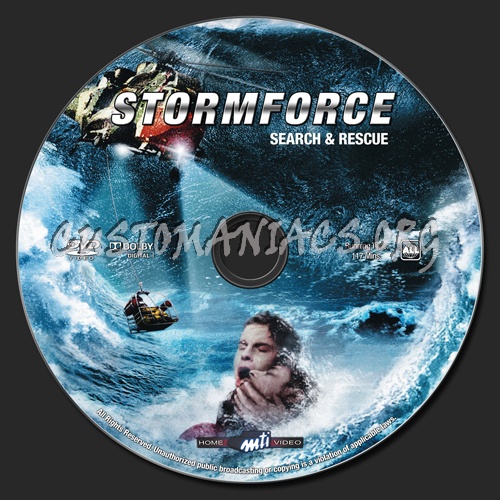 Stormforce dvd label