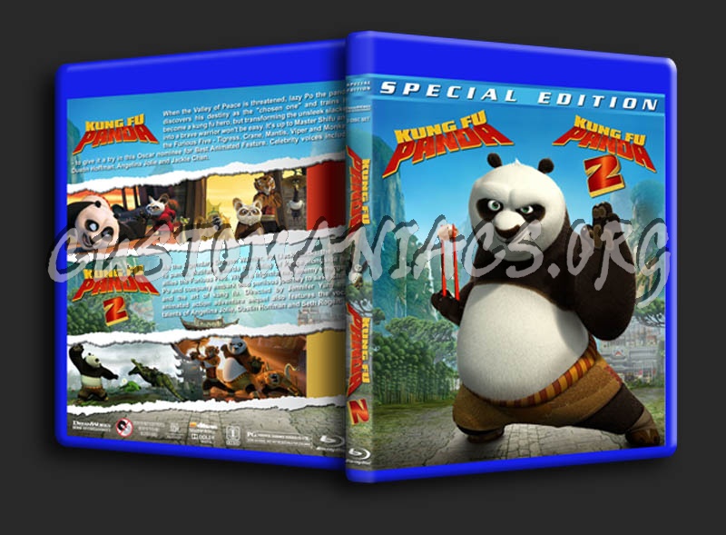 Kung Fu Panda Double Feature Blu Ray Cover Dvd Covers And Labels By Customaniacs Id 161259 3163