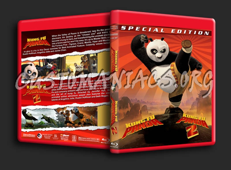 Kung Fu Panda Double Feature blu-ray cover