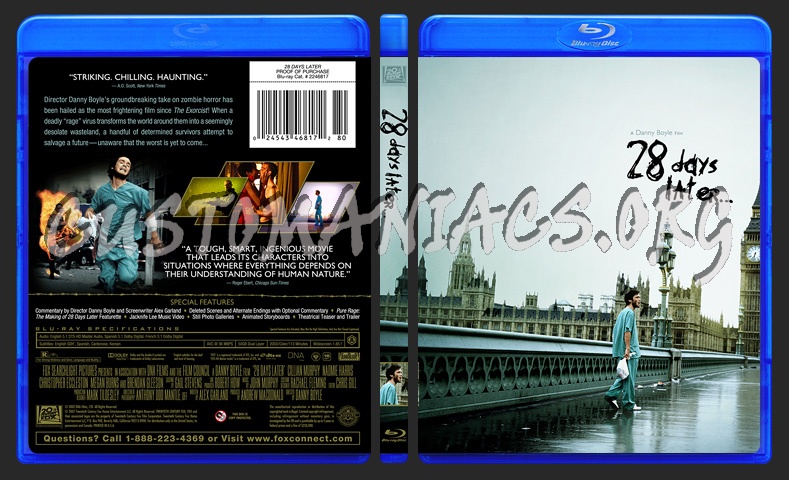 28 Days Later blu-ray cover