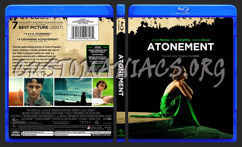 Atonement blu-ray cover