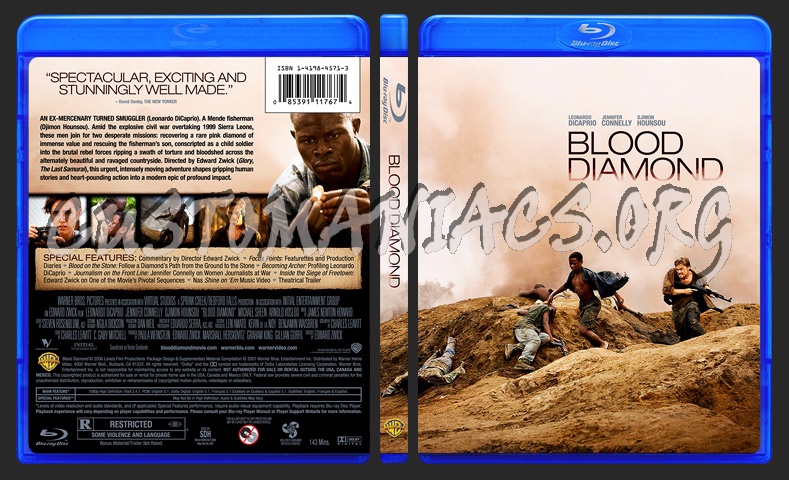 Blood Diamond blu-ray cover