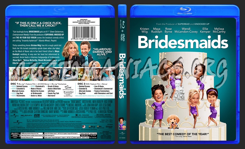 Bridesmaids blu-ray cover