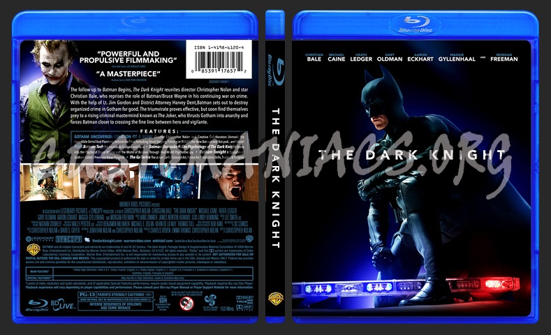 The Dark Knight blu-ray cover