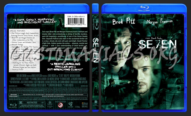 Se7en (Seven) blu-ray cover