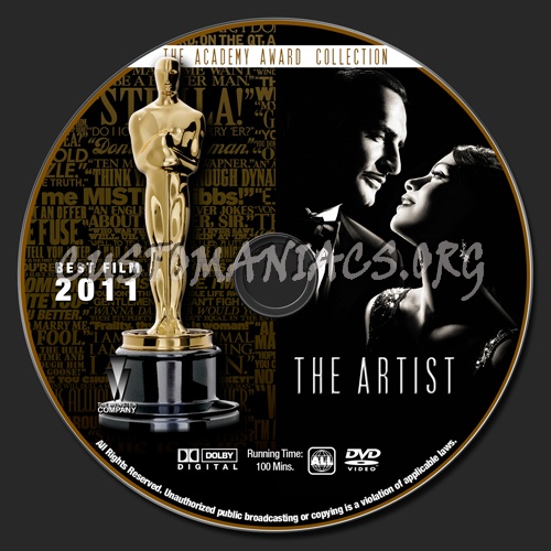 Academy Awards Collection - The Artist dvd label