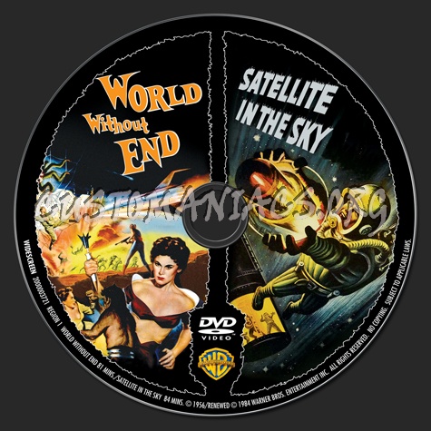 World Without End / Satellite in the Sky dvd label