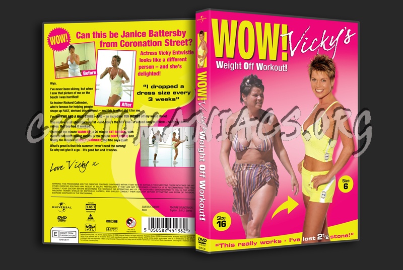 Wow! Vicky's Weight Off Workout! dvd cover