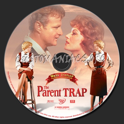 The Parent Trap dvd label