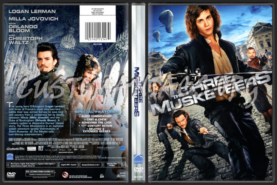 The Three Musketeers dvd cover