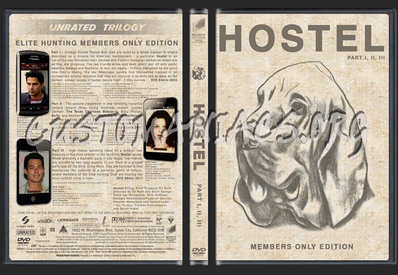 Hostel Trilogy dvd cover