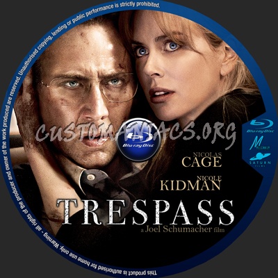 Trespass blu-ray label