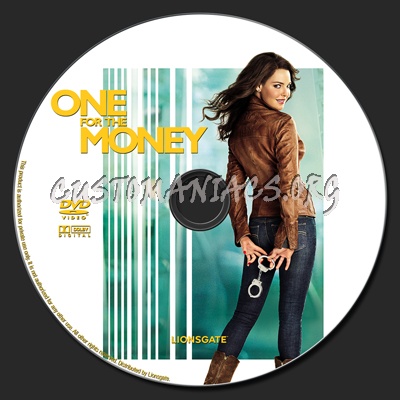 One For The Money dvd label