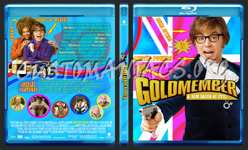 Austin Powers Goldmember blu-ray cover