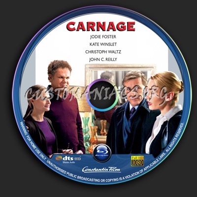 Carnage blu-ray label