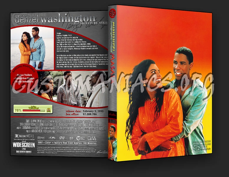 Mississippi Masala dvd cover