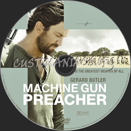 Machine Gun Preacher dvd label