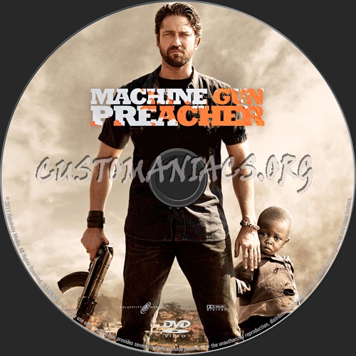 Machine Gun Preacher dvd label