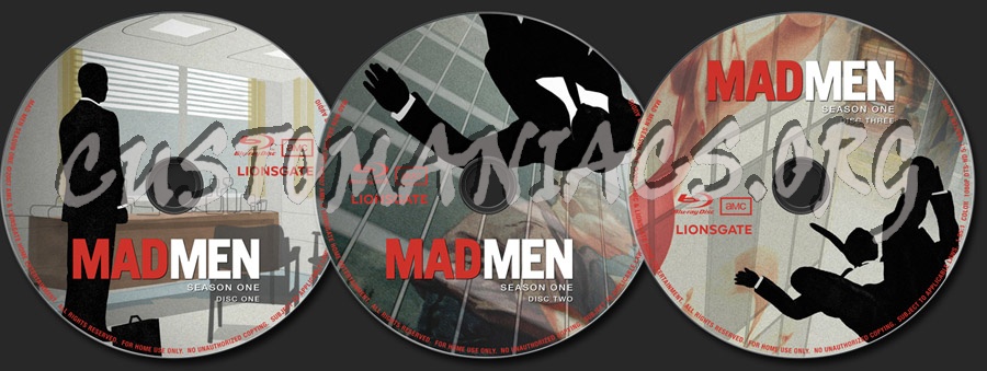 Mad Men Season One blu-ray label