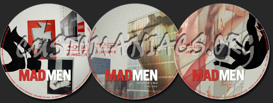 Mad Men Season Two blu-ray label