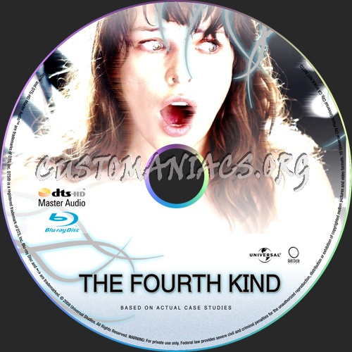 The Fourth Kind blu-ray label