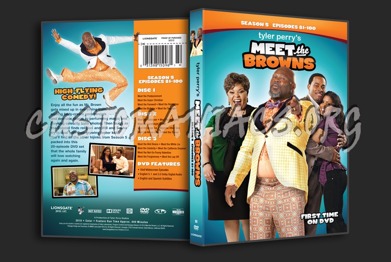 Meet the Browns Season 5 dvd cover