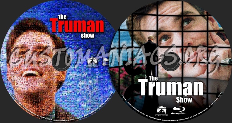 The Truman Show blu-ray label