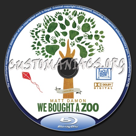 We Bought a Zoo blu-ray label