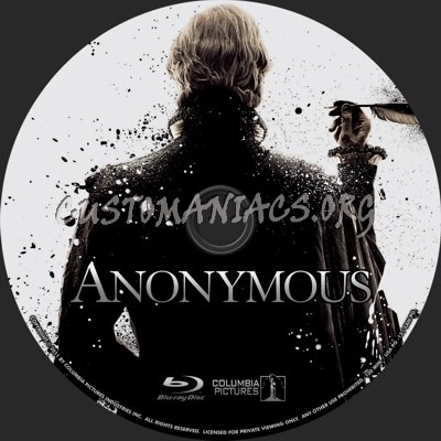 Anonymous blu-ray label