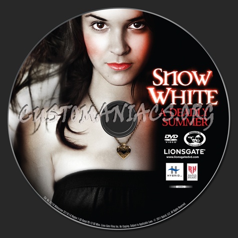 Snow White A Deadly Summer dvd label