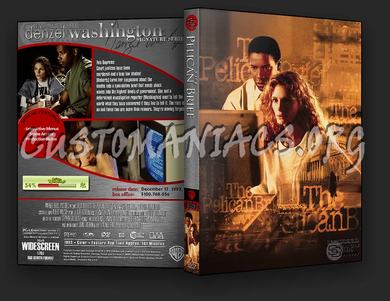 The Pelican Brief dvd cover