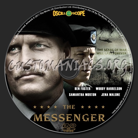 The Messenger dvd label