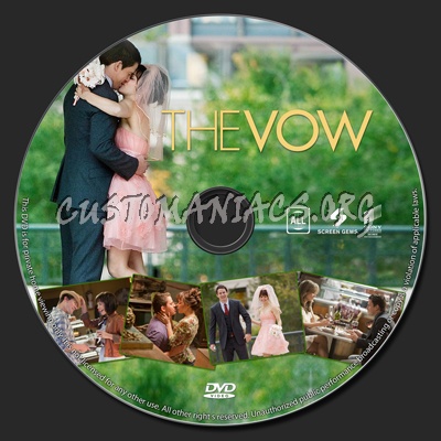 The Vow dvd label