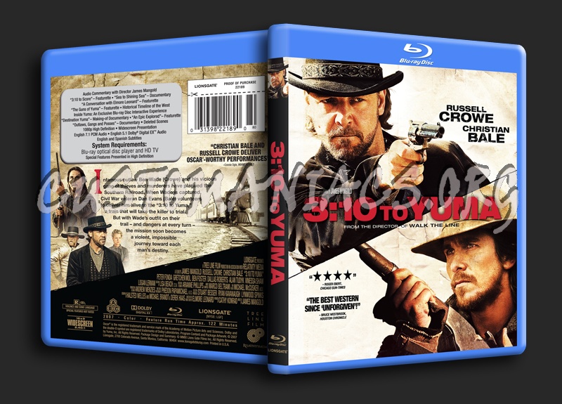 3:10 To Yuma blu-ray cover