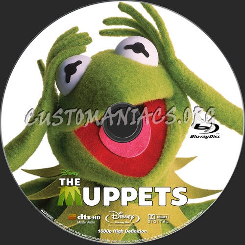 The Muppets blu-ray label