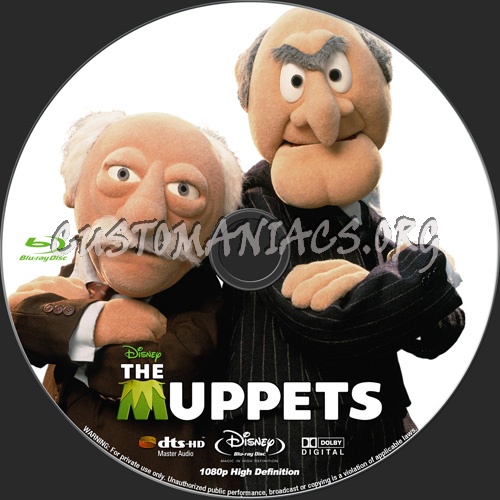 The Muppets blu-ray label