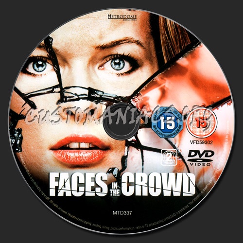 Faces in the Crowd dvd label