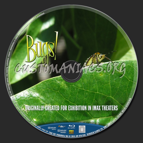 Bugs (IMAX) blu-ray label