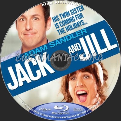 Jack And Jill blu-ray label