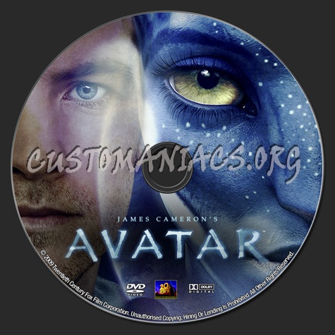 Avatar dvd label