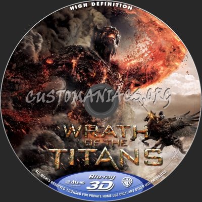 Wrath of the Titans 3D Blu-ray (Blu-ray 3D + Blu-ray + DVD)