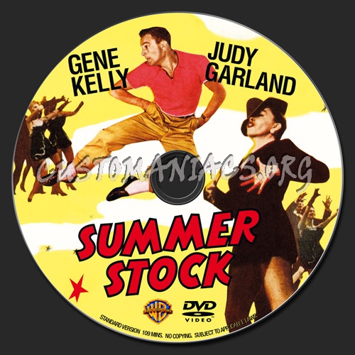 Summer Stock dvd label