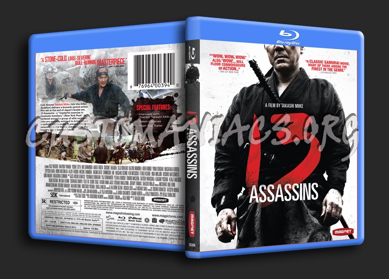 13 Assassins blu-ray cover